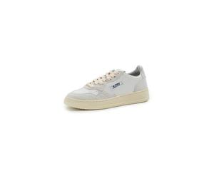 AUTRY Medalist scarpe sneakers da donna in pelle e camoscio AULW TA01 bianco glitter EU 36