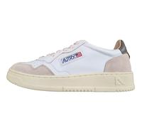 AUTRY Medalist Scarpe Sneakers in Pelle e camoscio AULM LS01 Bianco e Morel (Sistema Taglie Calzature EU, Adulto, Numero, Media, 36)