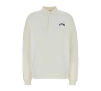 Autry - Polo Collar Sweatshirt - - Sweatshirts & Hoodies - Donna - Bianco - S