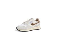 Autry Women's Reelwind Low Ref. WWLWEP01 Colore Beige Animal Print Taglia 39