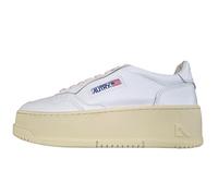 AUTRY Scarpe Sneakers Donna in Pelle Suola Platform PTLW LL15 Bianco (Bianco, Sistema Taglie Calzature EU, Adulto, Numero, Media, 40)