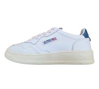 AUTRY Scarpe Sneakers in Pelle AULM LL29 Bianco e Blu Ciano 45