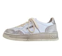 AUTRY Scarpe Sneakers in Pelle e camoscio Super Vintage AVLM LS75 Bianco e Oro 43