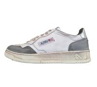 AUTRY Scarpe Sneakers in Pelle supervintage AVLM LS10 Bianco-Grigio-Verde Numero 42