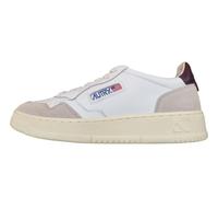 AUTRY Scarpe Sneakers Unisex in Pelle e camoscio AULM LS18 Bianco e Fig 44