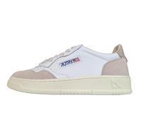 AUTRY Scarpe Sneakers Unisex Medalist in Pelle e camoscio LS58 Bianco Beige