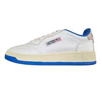 AUTRY Scarpe Sneakers Uomo in Pelle AULM VS01 Bianco Blu Elettrico (Bianco Blu, Sistema Taglie Calzature EU, Adulto, Numero, Media, 45)