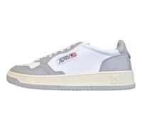 AUTRY Scarpe Sneakers Uomo in Pelle AULM WB10 Bianco Grigio