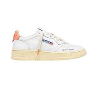 AUTRY Medalist Scarpe Sneakers da Donna in Pelle AULW DL03 Bianco e Pesca (Sistema Taglie Calzature EU, Adulto, Donna, Numero, Media, 36)