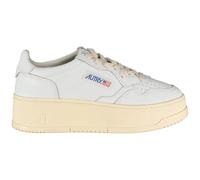 Autry, ,Shoes ,Donna ,Bianco ,39 EU Sneakers Platform in Pelle Basse