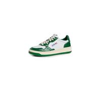 Autry Sneakers basse da uomo Medalist in pelle, bianco/verde, 42 EU
