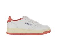 Autry - Sneakers Basse in Pelle Bianca - - Shoes - Donna - Rosso - 37 EU