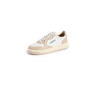 Autry Sneakers basse Medalist Donna, Leat/Leat Wht/Wht Pep, 38.5 EU