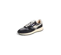 Autry Sneakers basse Reelwind Uomo, Nylon/Crack Bianco/Nero, 47 EU