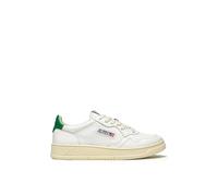 AUTRY Sneakers Medalist Low in Pelle Bianca e Verde AULWLL20 Bianco 38