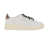 AUTRY Medalist Scarpe Sneakers da Donna in Pelle AULW OC01 Bianco e Leopardato (Bianco e Leopardato, Sistema Taglie Calzature EU, Adulto, Numero, Media, 39)