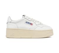 Autry, ,Shoes ,Donna ,Bianco ,39 EU Sneakers Platform in Pelle Basse