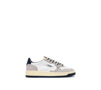 AUTRY Medalist Scarpe da Uomo in Pelle e camoscio AULM BW04 Bianco-Vapore-Blu 42