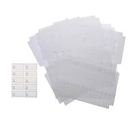 AUTSUPPL 10 buste autoadesive trasparenti per libri di scuola e quaderni, 16,93 x 11,81 pollici