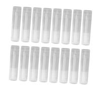 AUTSUPPL 100 pezzi Tubi Vuoti Lip Balm Contenitori Trasparenti in PP Compatti e Portatili per Lucidalabbra e Rossetto da Te Sicuri e Resistenti per Viaggio e Quotidiano