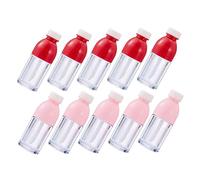 AUTSUPPL 10pezzi Tubetti Vuoti Per Labbra Bottiglie Piccole Per Gloss e Oli Labbra Contenitori Pratici Per Viaggi e Uso Quotidiano Comodi e Leggeri Non Perdono Design Elegante