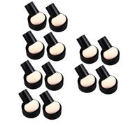 AUTSUPPL 12pezzi Pz Di Applicatori Per Trucco Forma Di Fungo Spugne Per Polvere Viso Di Strumenti Cosmetici Per Donne e Ragazze Per Makeup e Applicazione Uniforme Lavabili e Riutilizzabili