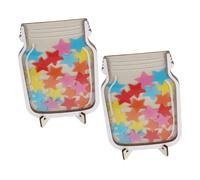 AUTSUPPL 2 Impostati Barattoli Ricompensa Magnetici di per Gestione Comportamento Accessori Kawaii per Insegnanti Strumento Facile e Motivante per Disciplina e Apprendimento Strutturato