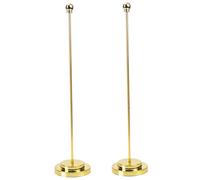 AUTSUPPL 2 pezzi Base Stabile in Metallo per Bandiera da Tavolo Supporto Portabandiera per Ufficio e Sala Conferenze Design e Resistente Adatto Vari Eventi e Piatte