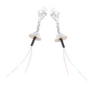 AUTSUPPL 2 pezzi Miniature Hanging Lights Mini Ceiling Lamp For DIY Miniature House Decor Safe Material Portable Mini Chandelier For Toy Houses And Landscaping Models