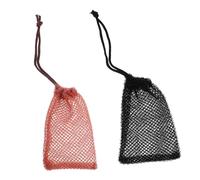 AUTSUPPL 2 pezzi Sacchetti Esfolianti per Sapone Solido in Nylon Buste Portasapone da Viaggio con Rete Schiumogena Resistente e Leggera per Doccia e Bagno Colori Marrone e Nero