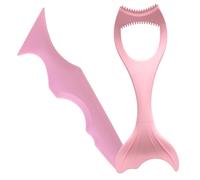 AUTSUPPL 2 pezzi Strumento Guida Eyeliner in Silicone Multiuso con Righello per Trucco Occhi e Labbra Design Ergonomico Riutilizzabile per Applicazione Precisa e Semplice Adatto