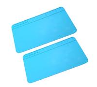 AUTSUPPL 2 pezzi Tappetino Saldatura Silicone Antistatico Resistente Calore Pad Isolante per Riparazione Elettronica e Progetti Saldatura
