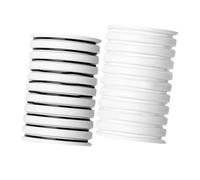 AUTSUPPL 2 scatole Strisce Adesive per Ciglia Autoadesive Resina da Trasparenti e Nere Sostituzione Colla Ciglia Compatibili con Extension Facili da Applicare e Rimuovere Materiale