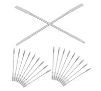 AUTSUPPL 20 Pezzi Double Ended Stainless Steel Makeup Foundation Applicator Stick For Precise Color Blending And Smooth Cosmetic Mixing Lightweight And Portable Beauty Tool