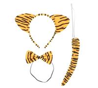 AUTSUPPL 2set Accessori Per Costume Animali Con Cerchietto Coda e Cravatta Per Feste Di Compleanno e Cosplay Per Ragazzo Ragazza e Adulti Design Creativo e Confortevole Set Da Stile