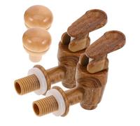 AUTSUPPL 2sets Rubinetto e Per Botti Di Vino Di Tappi e Rubinetti Stile Vintage Accessori Per Barili Secchi Per Vino Resistente e Facile Da Installare