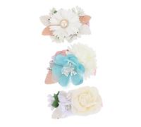 AUTSUPPL 3 pezzi Mollette per Capelli Bambina da Fiorellini Decorativi Colorati Fermagli per Ragazze Neonate e Bambine Accessori Capelli Versatili per Occasioni Speciali