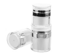 AUTSUPPL 3pezzi Dispenser Per Cosmetici in Crema Flaconi Portatili Per Lozione Barattoli Sigillati Per Evitare Perdite Piccoli e Pratici Per Viaggio e Uso All Aperto