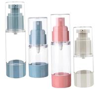 AUTSUPPL 4 pezzi Bottiglie Vuoto Spray Riutilizzabili per Lozione e Contenitori Compatti per Viaggio in Materiale As Resistente e Sicuro Accessori Casual per Cosmetici e Colore Casuale