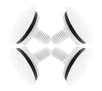 AUTSUPPL 4 pezzi Copriforo per lavabo in Abs resistente Tappo foro rubinetto per lavello bagno facile installazione copertura decorativa per foro lavabo e lavello