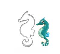 AUTSUPPL 5 pezzi Formine Tagliapasta in Acciaio Forma di Cavalluccio Stencil Biscotti e Frutta Antiruggine per Dolci Decorazioni e Preparazioni in Cucina