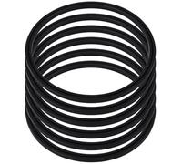 AUTSUPPL 6 Pezzi Anello di Tenuta 16-20 Oz in Silicone Nero per Borraccia | Guarnizione per Coperchio, Alta Elasticità e Tenuta, Ricambio per Tazze da Viaggio e Contenitori