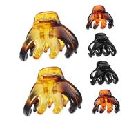 AUTSUPPL 6 pezzi Clip Capelli Polpo in Plastica Mollettone Antiscivolo e Leggero Pinze per Donna e Ragazze per Capelli Lunghi Spessi Ricci e Lisci Accessori Moda per Uso Quotidiano