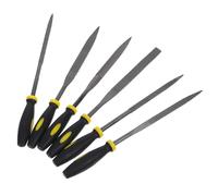 AUTSUPPL 6 Pezzi Set di Lime per Legno Professionali in Acciaio e Plastica per Rifinitura Precisa e Finitura, per Progetti di Lavorazione e Plastica