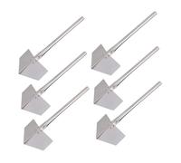 AUTSUPPL 6 Pezzi Spatole Angolari in Acciaio Inox per Cartongesso Ergonomiche e Resistenti Attrezzi Professionali per Stuccatura e Rifinitura Angoli Interni Muro Cazzuola per Intonaco con