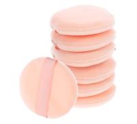 AUTSUPPL 7pezzi Spugne Per Fondotinta Asciutte e Bagnate Puff Makeup Tonde Leggere e Compatte Per Fondotinta e Polvere Materiale Resistente e Morbido Per Finish Delicato Sulla