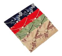 AUTSUPPL 8pezzi Sacchetto Gioielli Ricamato Mano Borsetta Seta Cinese Per Anelli e Collane Pratica e Leggera Stile Vintage