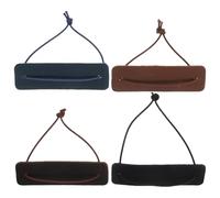 AUTSUPPL Accessori per Notebook 4 Pezzi con Fascia Elastica Vintage in Pelle Bovina, Proteggi Bordo Minimalista e Facile da Installare per Diari e Planner