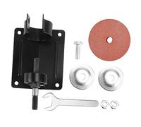 AUTSUPPL Base per Trapano Elettrico con Supporto e Set Ruote Abrasive per Lucidatura e Levigatura Compatibile con Trapani Resistente e Durevole per Officina e Uso Professionale