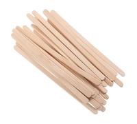 AUTSUPPL Bastoncini di Cera in Legno Set da 100 Pezzi 140x6x2mm Bordo Arrotondato per Depilazione, Ceretta Viso e Sopracciglia, Applicatori Resistenti per Uso Professionale e Domestico